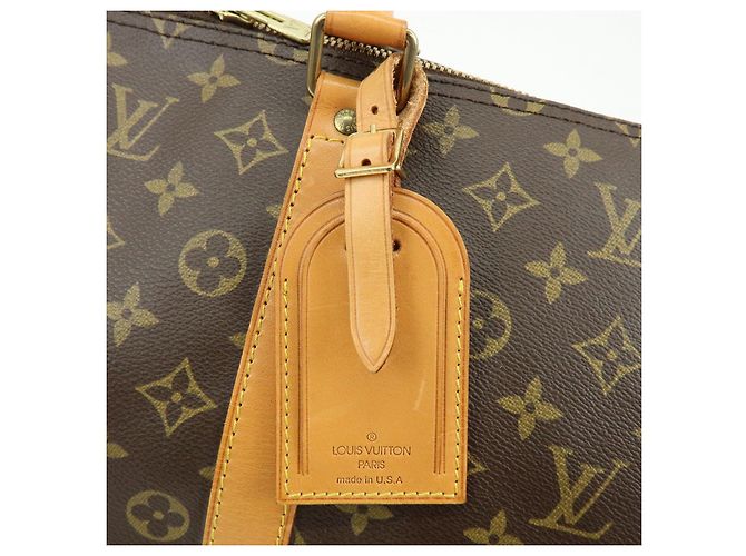 Louis Vuitton Monogram Keep All Bandouliere 55 Borsa Boston M41414 - vista 12