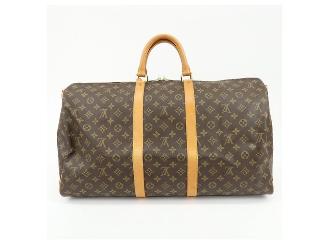 Louis Vuitton Monogram Keep All Bandouliere 55 Borsa Boston M41414 - vista 2