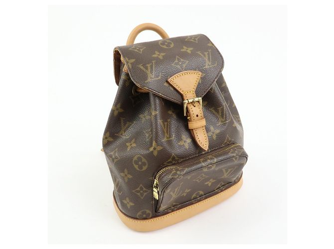 Zaino Louis Vuitton Monogram Mini Montsouris Brown M51137 - vista 4