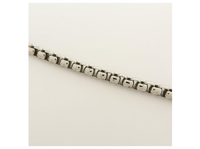 Bracciale a catena in metallo Louis Vuitton Monogram Eclips Silver M62592 - vista 7
