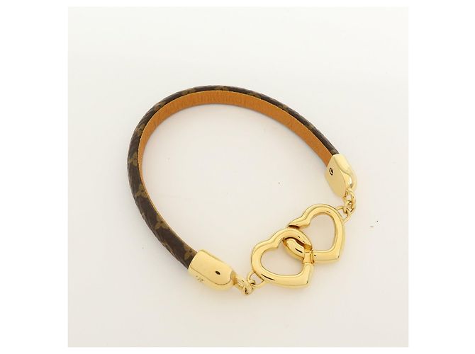 Louis Vuitton Monogram Say Yes Canvas Leather Bracelet M6758 - vista 2