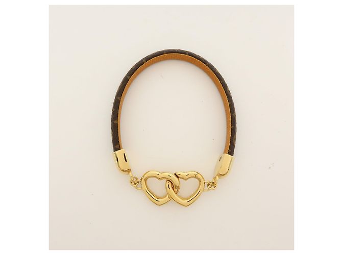 Louis Vuitton Monogram Say Yes Canvas Leather Bracelet M6758 - vista 3