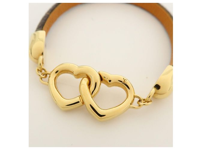 Louis Vuitton Monogram Say Yes Canvas Leather Bracelet M6758 - vista 4
