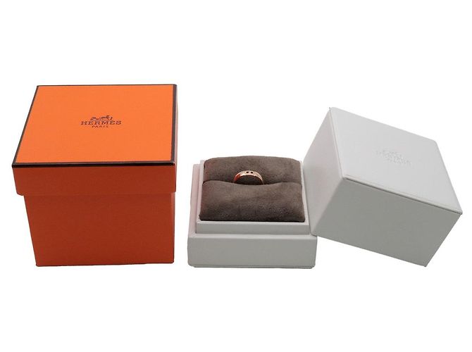 Hermès HERMES Ever Hercules 11P Diamantring K18 750PG #47 US4 EU47 HK8 - Ansicht 8