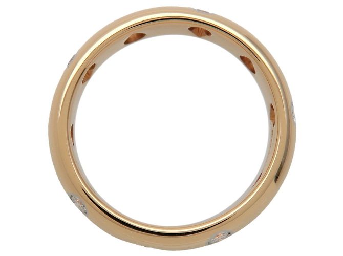 Tiffany & Co Anello Tiffany&Co Dots 10P Diamanti K18 750YG US5 EU49 HK10 - vista 3