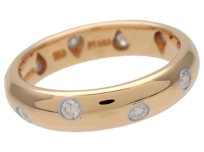 Tiffany & Co Anello Tiffany&Co Dots 10P Diamanti K18 750YG US5 EU49 HK10 - vista 5