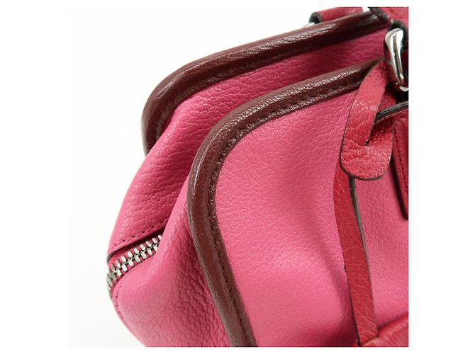 Borsa a mano LOEWE Anagram Leather Amazona 28 Borsa Boston Rosa - vista 16