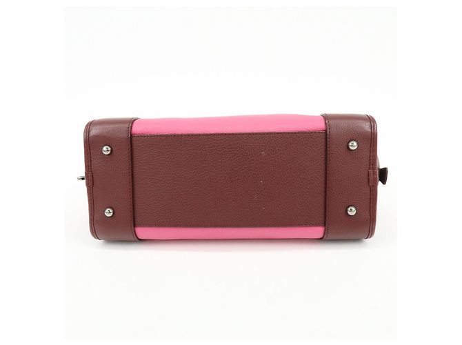 Borsa a mano LOEWE Anagram Leather Amazona 28 Borsa Boston Rosa - vista 5