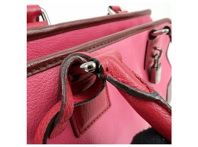 Borsa a mano LOEWE Anagram Leather Amazona 28 Borsa Boston Rosa - vista 9
