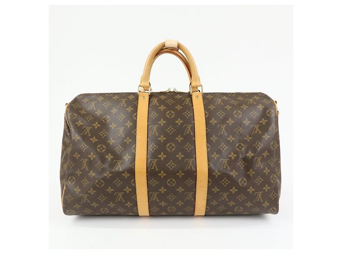 Louis Vuitton Monogram Keep All Bandouliere 50 Borsa Boston M41416 - vista 2