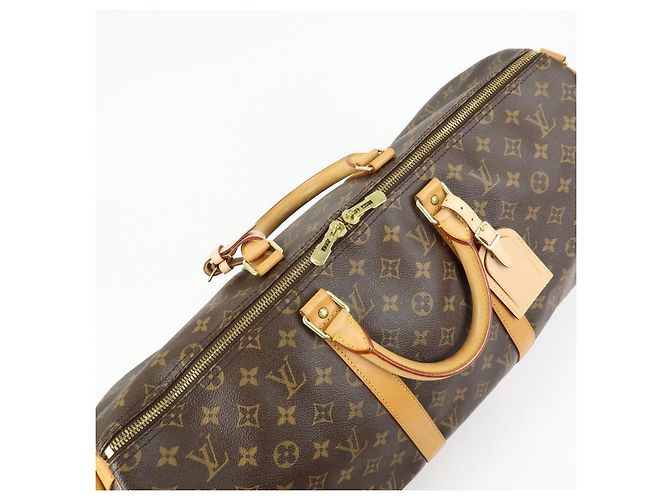 Louis Vuitton Monogram Keep All Bandouliere 50 Borsa Boston M41416 - vista 21