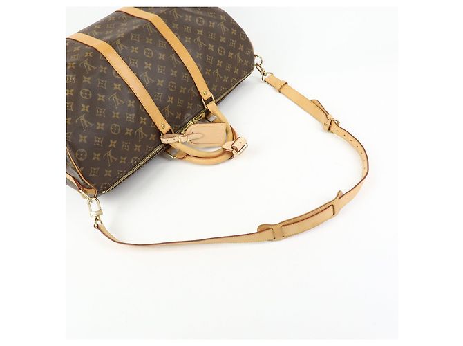 Louis Vuitton Monogram Keep All Bandouliere 50 Borsa Boston M41416 - vista 6