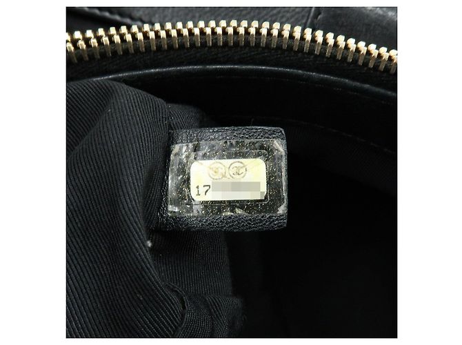 Borsa a spalla con catena CHANEL COCO Mark Chain Me in pelle di vitello Nero - vista 12