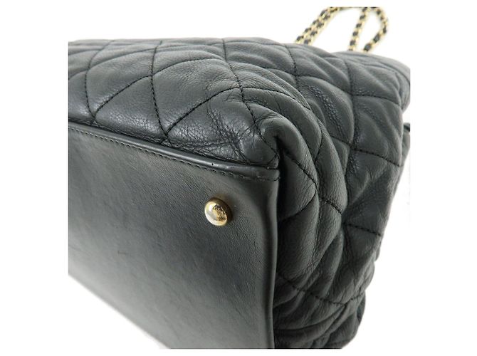 Borsa a spalla con catena CHANEL COCO Mark Chain Me in pelle di vitello Nero - vista 5