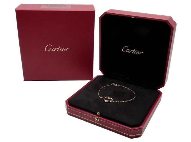 Cartier Trinity Heart Armband K18 750 Gelb/Weiß/Roségold - Ansicht 8