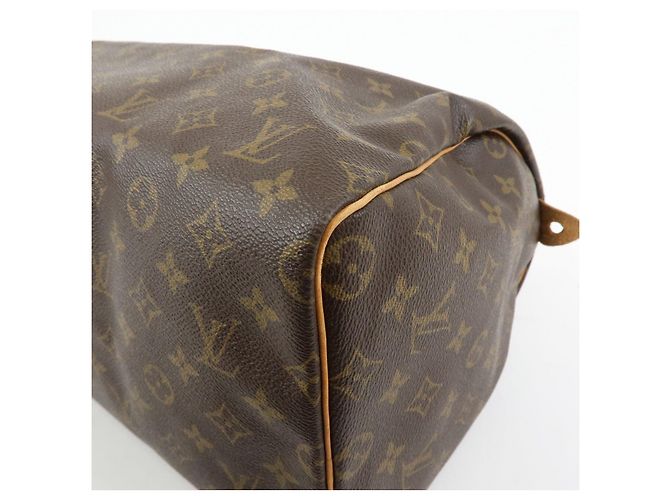 Louis Vuitton Monogram Speedy 40 Borsa a Mano Borsa Boston Marrone M41522 - vista 12