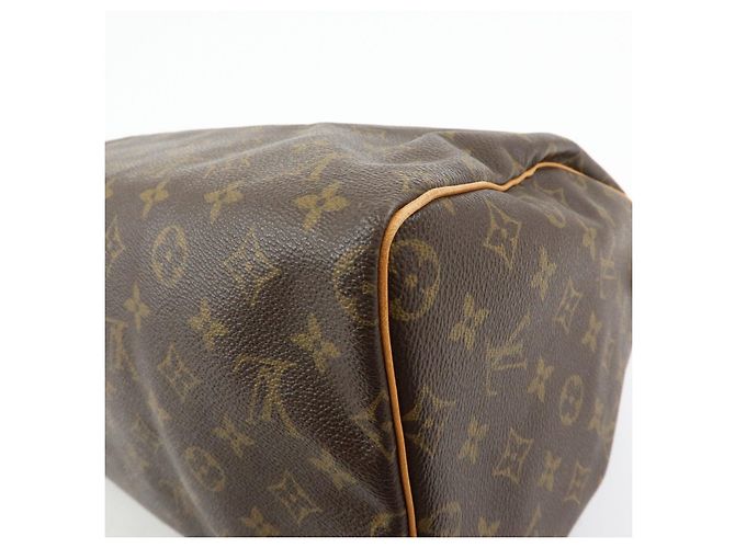 Louis Vuitton Monogram Speedy 40 Borsa a Mano Borsa Boston Marrone M41522 - vista 14