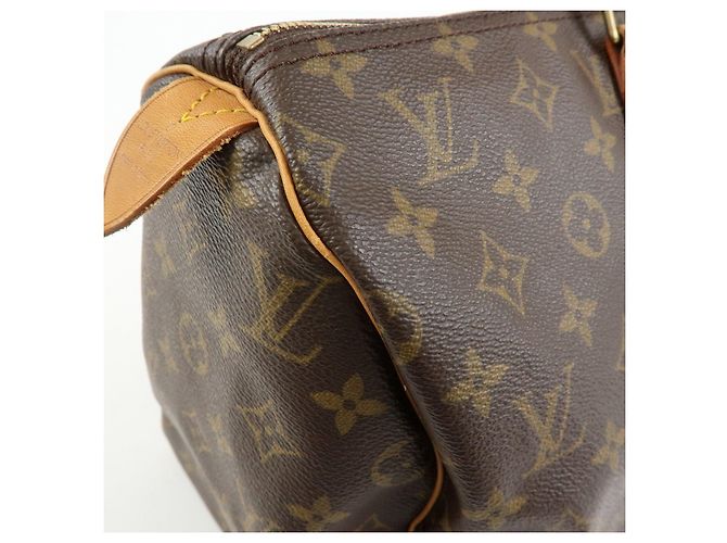 Louis Vuitton Monogram Speedy 40 Borsa a Mano Borsa Boston Marrone M41522 - vista 15
