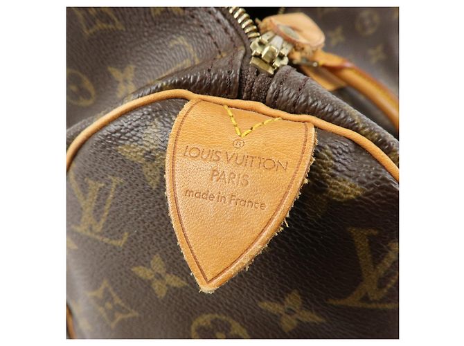 Louis Vuitton Monogram Speedy 40 Borsa a Mano Borsa Boston Marrone M41522 - vista 22