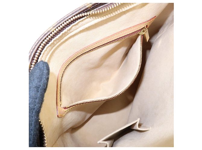 Borsa a spalla Louis Vuitton Monogram Looping GM Marrone M51145 - vista 19
