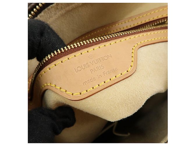 Borsa a spalla Louis Vuitton Monogram Looping GM Marrone M51145 - vista 21