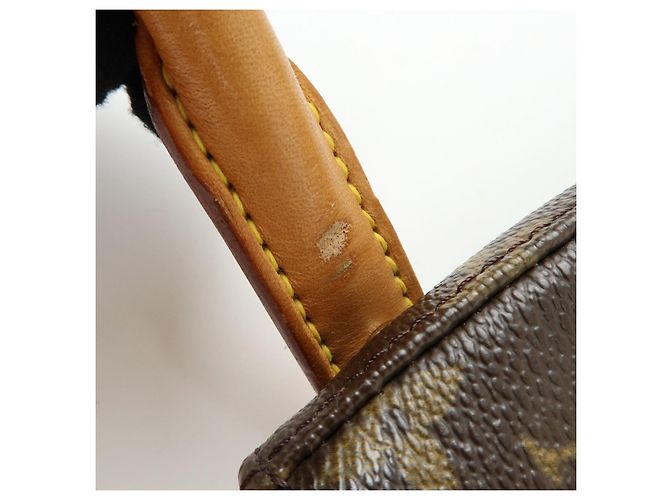 Borsa a spalla Louis Vuitton Monogram Looping GM Marrone M51145 - vista 8