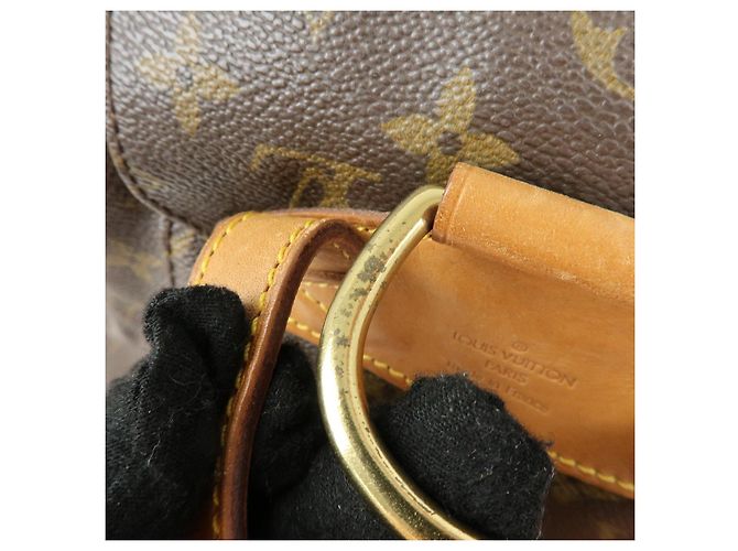 Zaino Louis Vuitton Monogram Montsouris MM Brown M51136 - vista 11
