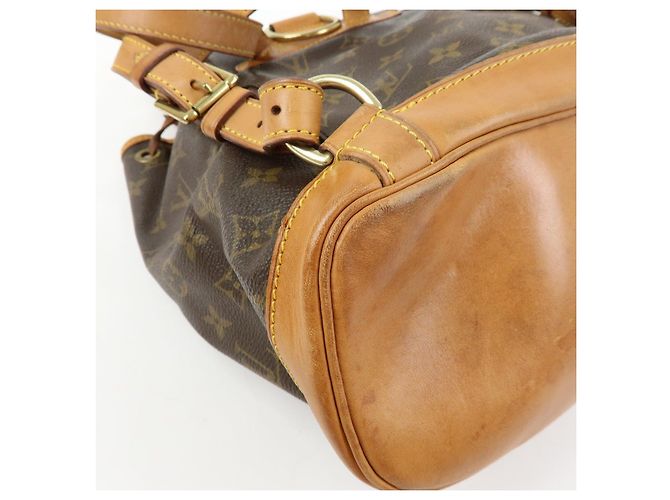 Zaino Louis Vuitton Monogram Montsouris MM Brown M51136 - vista 13