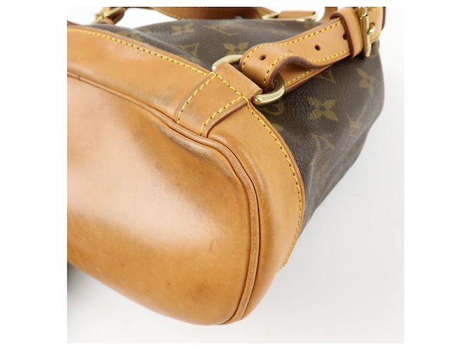Zaino Louis Vuitton Monogram Montsouris MM Brown M51136 - vista 14