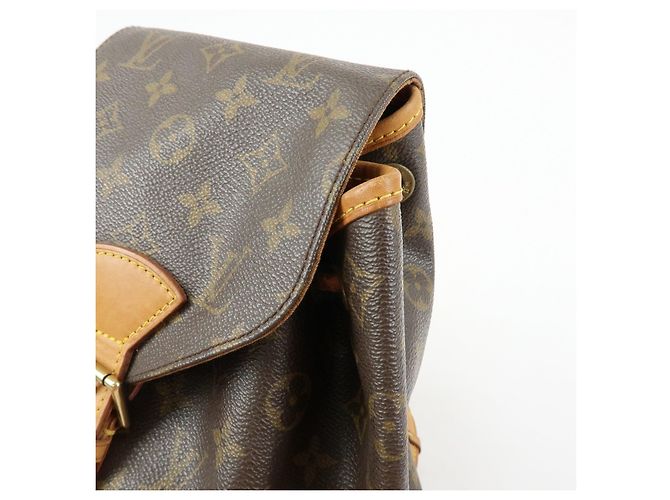Zaino Louis Vuitton Monogram Montsouris MM Brown M51136 - vista 15