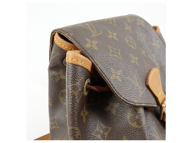 Zaino Louis Vuitton Monogram Montsouris MM Brown M51136 - vista 16