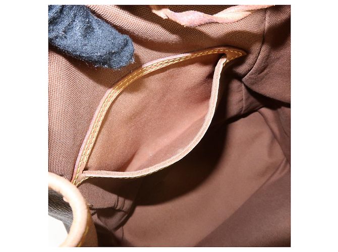 Zaino Louis Vuitton Monogram Montsouris MM Brown M51136 - vista 22