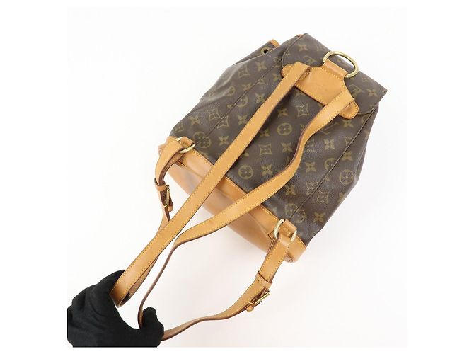 Zaino Louis Vuitton Monogram Montsouris MM Brown M51136 - vista 6
