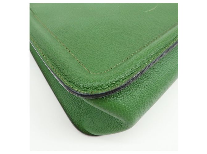 DELVAUX Borsa a spalla e borsa a mano Louise in pelle Verde - vista 13