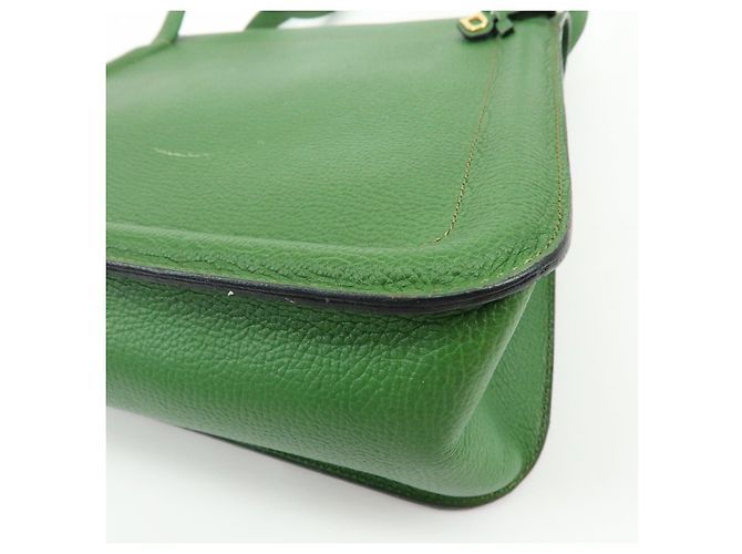 DELVAUX Borsa a spalla e borsa a mano Louise in pelle Verde - vista 14