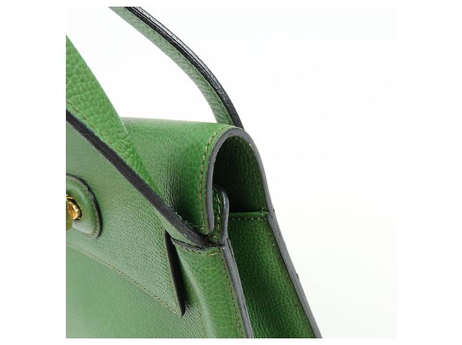DELVAUX Borsa a spalla e borsa a mano Louise in pelle Verde - vista 15