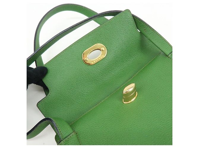 DELVAUX Borsa a spalla e borsa a mano Louise in pelle Verde - vista 19
