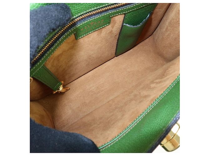 DELVAUX Borsa a spalla e borsa a mano Louise in pelle Verde - vista 20