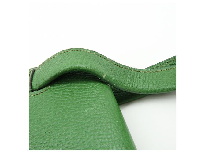 DELVAUX Borsa a spalla e borsa a mano Louise in pelle Verde - vista 9