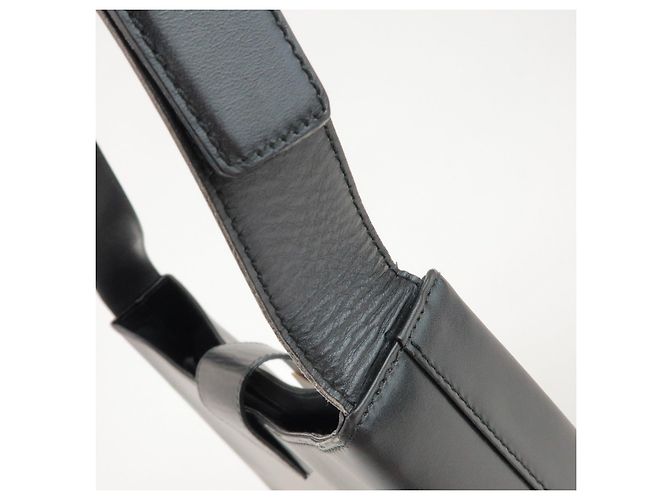 Salvatore Ferragamo Borsa a tracolla e borsa a mano Ferragamo Gancini in pelle di vitello Black - vista 10