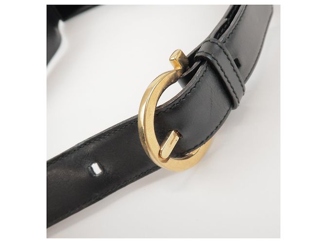 Salvatore Ferragamo Borsa a tracolla e borsa a mano Ferragamo Gancini in pelle di vitello Black - vista 9