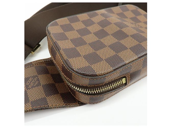 Borsa a tracolla e borsa vita Louis Vuitton Damier Ebene Geronimos N51994 - vista 11
