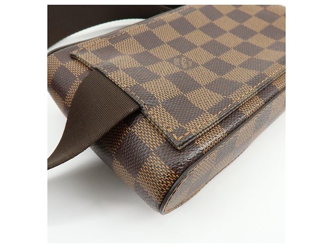 Borsa a tracolla e borsa vita Louis Vuitton Damier Ebene Geronimos N51994 - vista 12