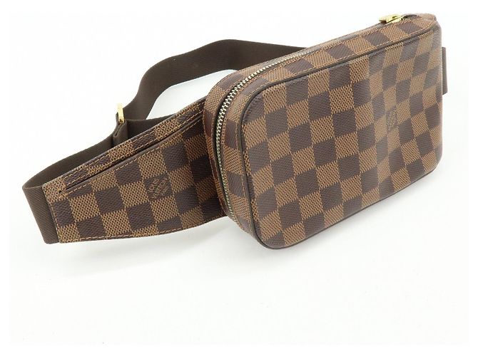 Borsa a tracolla e borsa vita Louis Vuitton Damier Ebene Geronimos N51994 - vista 4