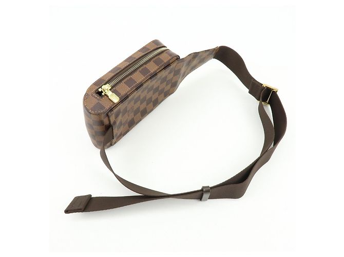 Borsa a tracolla e borsa vita Louis Vuitton Damier Ebene Geronimos N51994 - vista 7