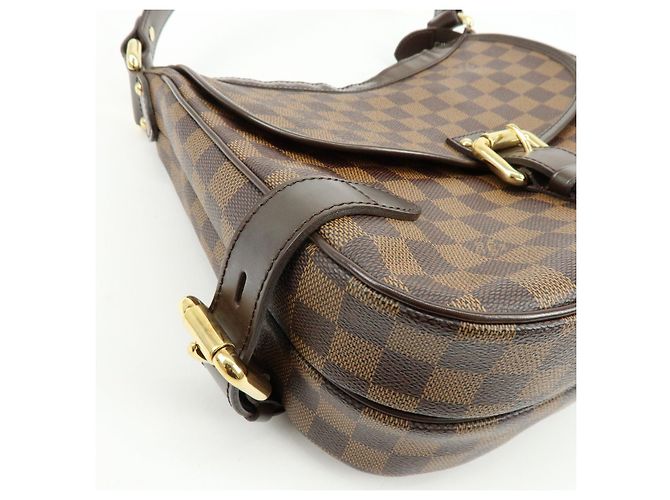 Borsa a tracolla Louis Vuitton Damier Highbury Canvas Brown N51200 - vista 10