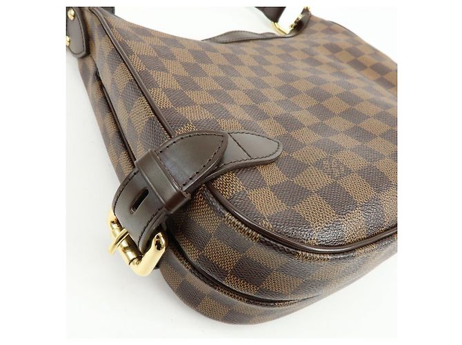 Borsa a tracolla Louis Vuitton Damier Highbury Canvas Brown N51200 - vista 12