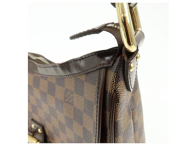 Borsa a tracolla Louis Vuitton Damier Highbury Canvas Brown N51200 - vista 14