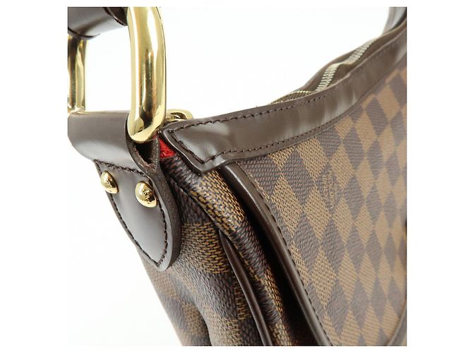 Borsa a tracolla Louis Vuitton Damier Highbury Canvas Brown N51200 - vista 15