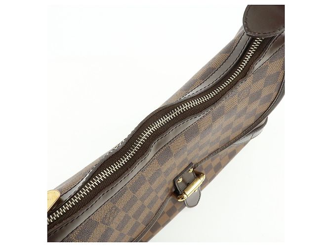 Borsa a tracolla Louis Vuitton Damier Highbury Canvas Brown N51200 - vista 21